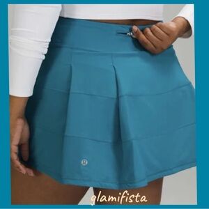 Lululemon Pace Rival Mid Rise Skirt Regular 13’ Hawaiian Blue Sz.6 💙